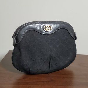 Authentic Vintage Gucci - Jacquard Cosmetic Pouch / Clutch Bag